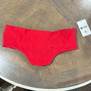 Fused Hawaii red lava Kona bottom size large